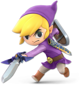 Screenshot de Toon Link en Super Smash Bros. Ultimate