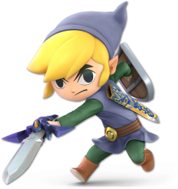 Screenshot de Toon Link en Super Smash Bros. Ultimate