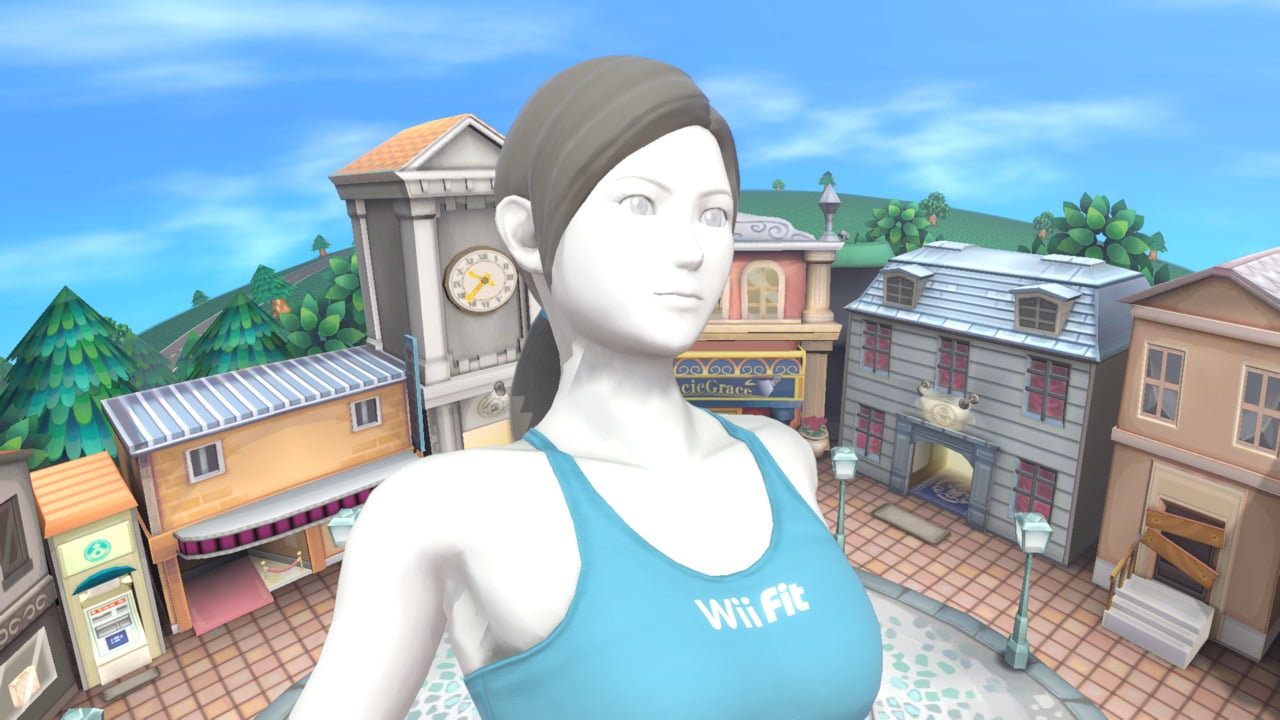 Screenshot de Entrenadora de Wii Fit en Super Smash Bros. Ultimate
