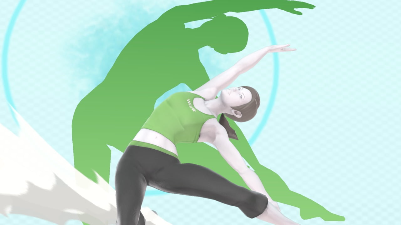 Screenshot de Entrenadora de Wii Fit en Super Smash Bros. Ultimate