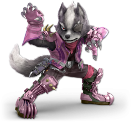 Screenshot de Wolf en Super Smash Bros. Ultimate