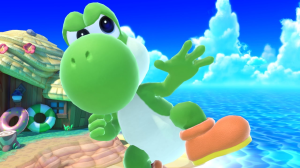 Screenshot de Yoshi en Super Smash Bros. Ultimate