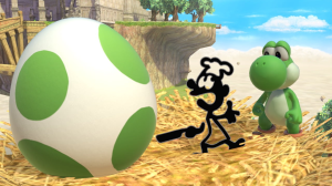 Screenshot de Yoshi en Super Smash Bros. Ultimate