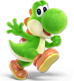 Screenshot de Yoshi en Super Smash Bros. Ultimate