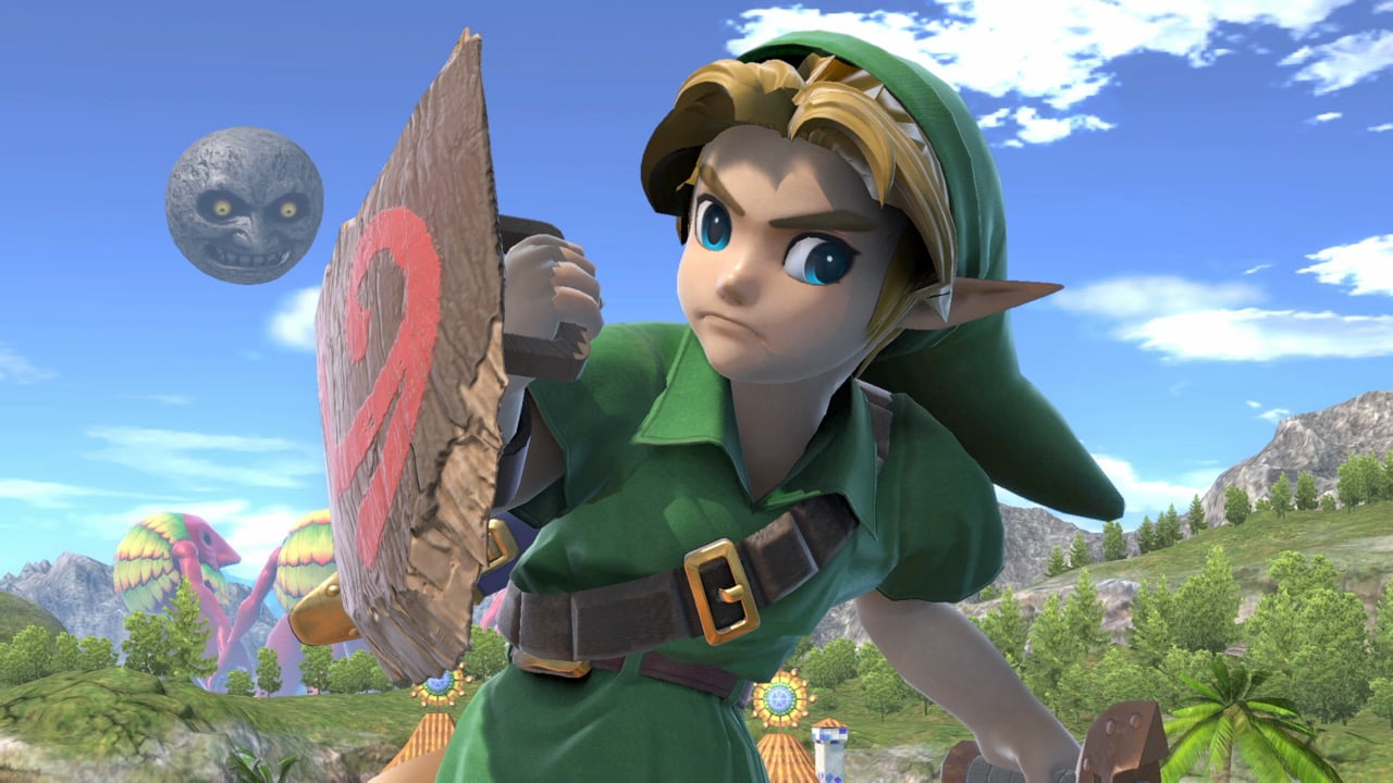 Screenshot de Link niño en Super Smash Bros. Ultimate