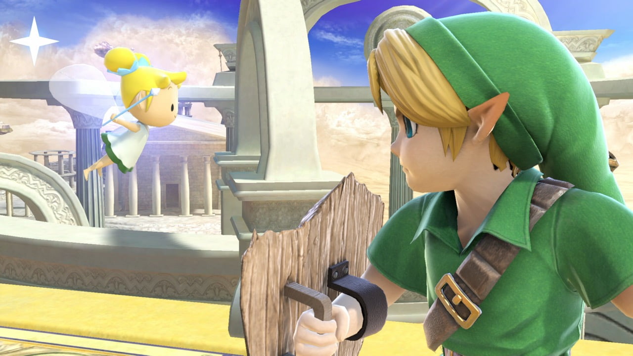 Screenshot de Link niño en Super Smash Bros. Ultimate
