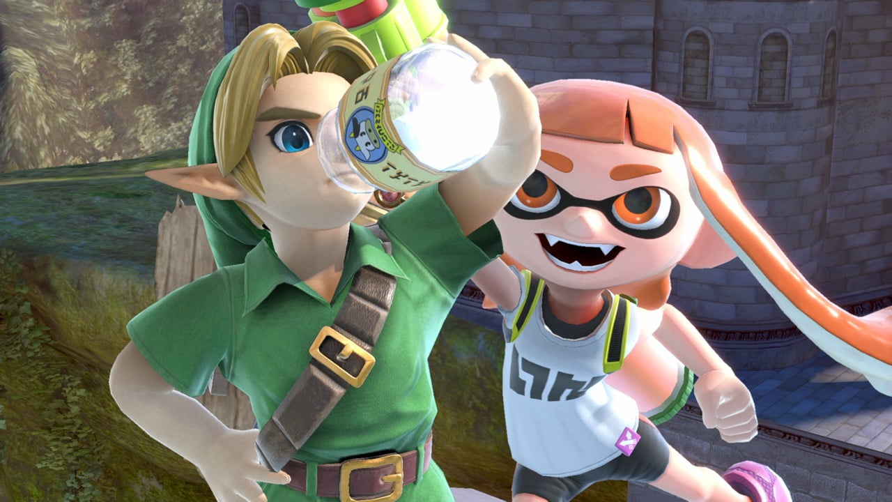 Screenshot de Link niño en Super Smash Bros. Ultimate