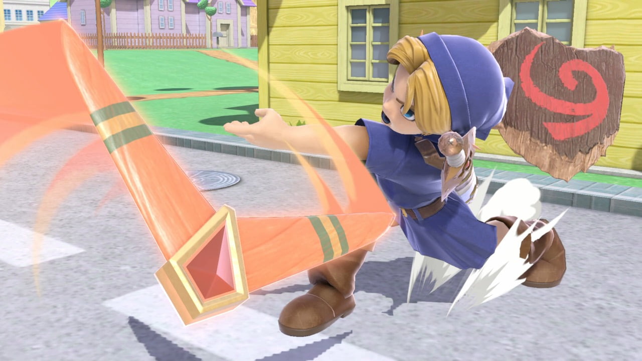 Screenshot de Link niño en Super Smash Bros. Ultimate