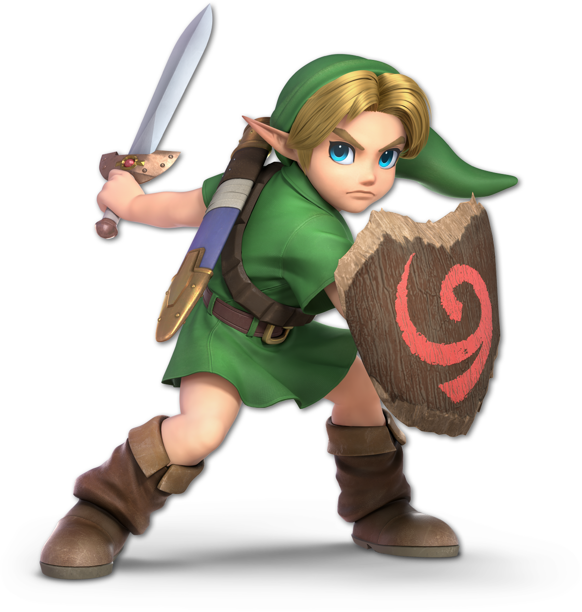 Screenshot de Link niño en Super Smash Bros. Ultimate