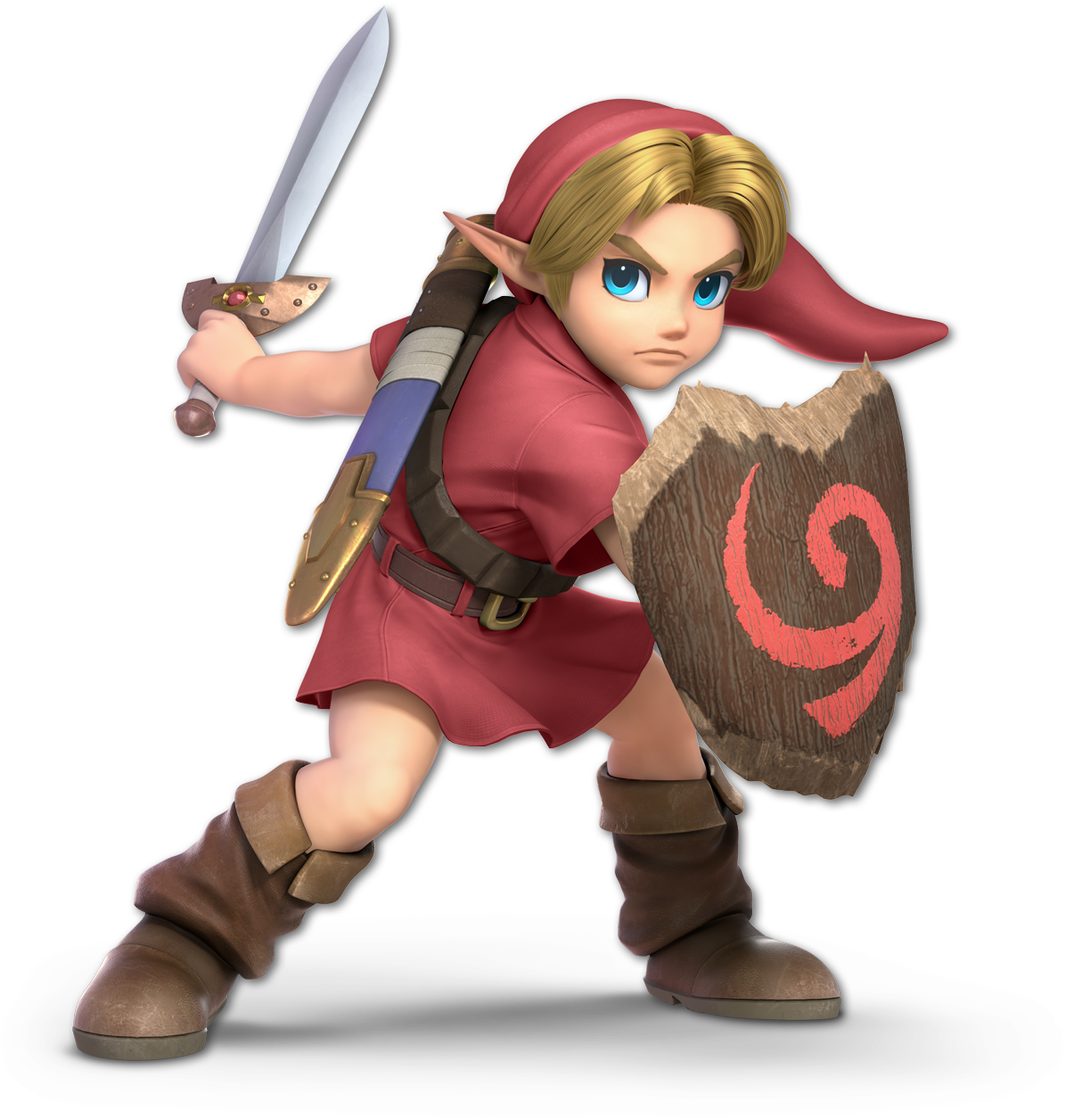 Screenshot de Link niño en Super Smash Bros. Ultimate