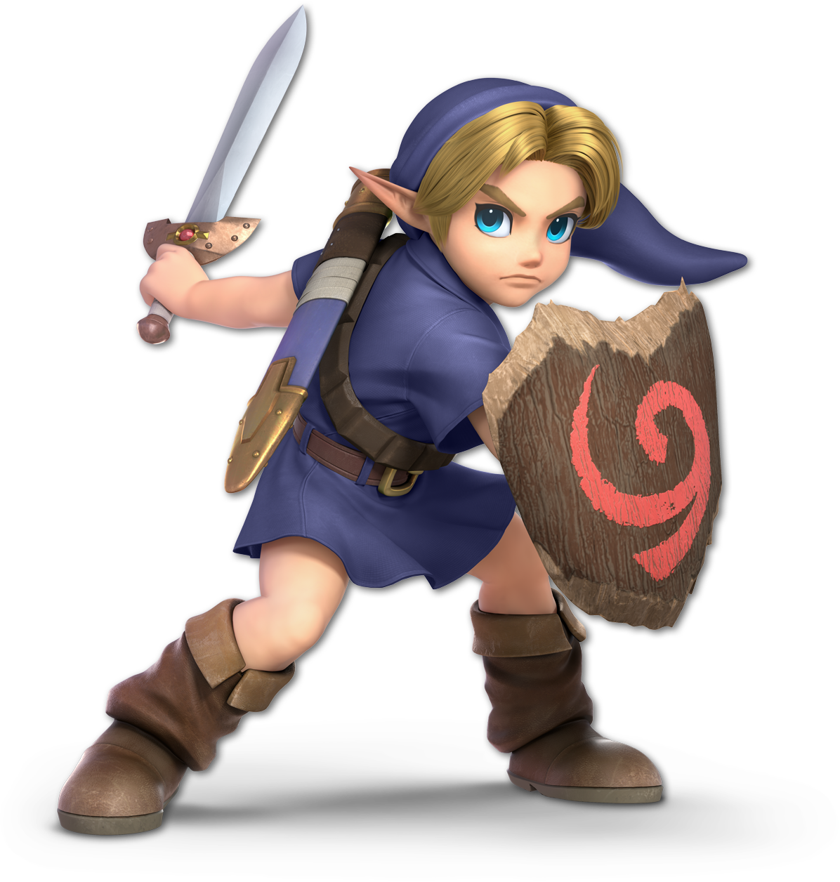 Screenshot de Link niño en Super Smash Bros. Ultimate