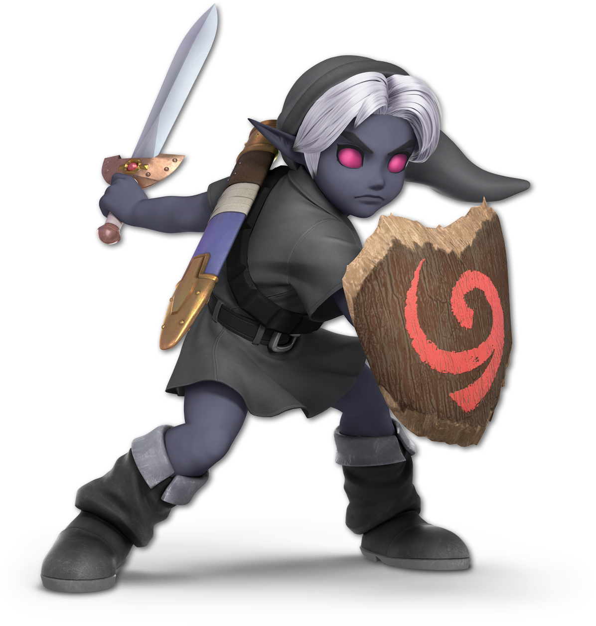 Screenshot de Link niño en Super Smash Bros. Ultimate