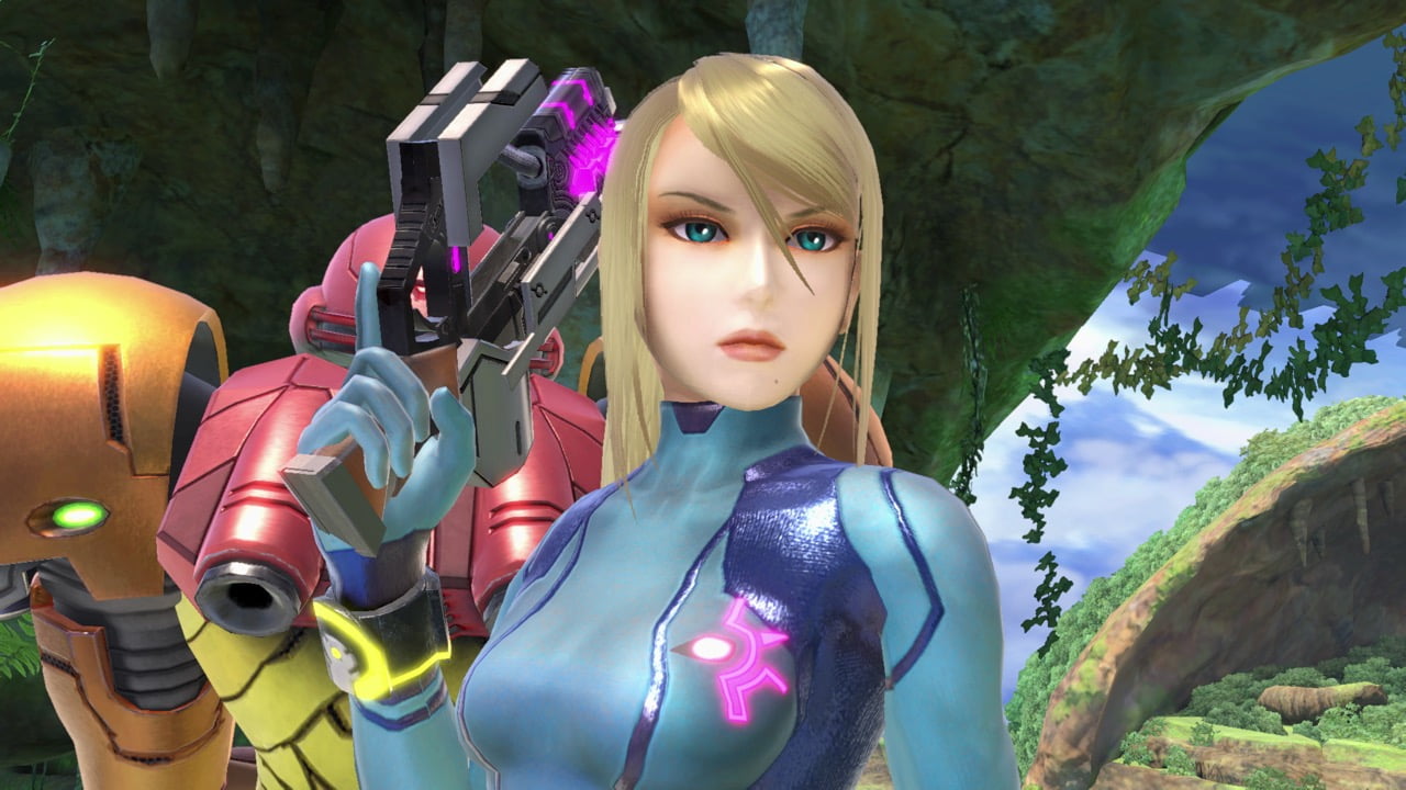 Screenshot de Samus Zero en Super Smash Bros. Ultimate