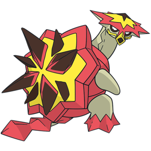 Turnator Sprites de Turtonator #0776 - Spritedex Pokémon Project