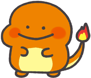 Charmander en Pokémon Smile