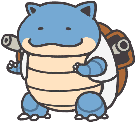 Blastoise en Pokémon Smile