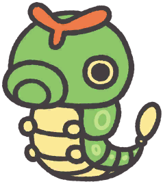 Caterpie en Pokémon Smile