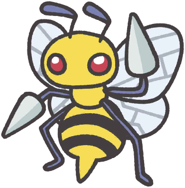 Beedrill en Pokémon Smile