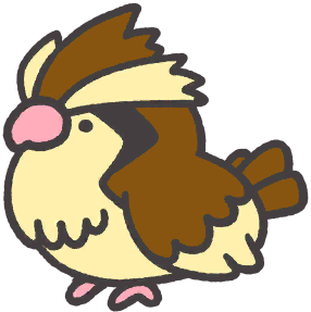 Pidgey en Pokémon Smile
