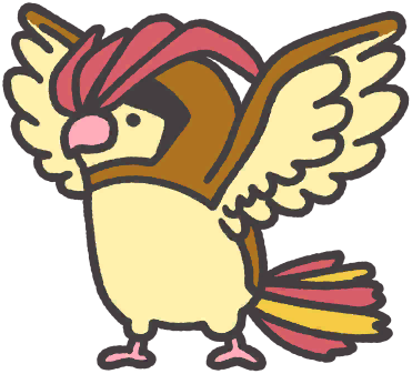 Pidgeotto en Pokémon Smile