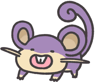 Rattata en Pokémon Smile