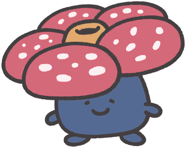 Vileplume en Pokémon Smile