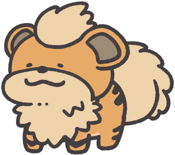 Growlithe en Pokémon Smile