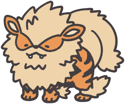 Arcanine en Pokémon Smile
