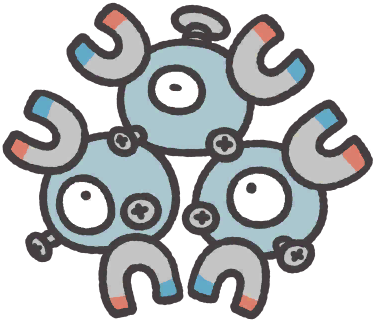 Magneton en Pokémon Smile