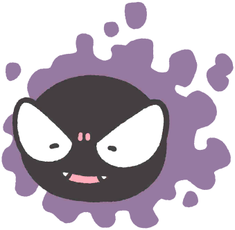 Gastly en Pokémon Smile