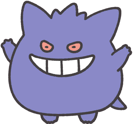 Gengar en Pokémon Smile
