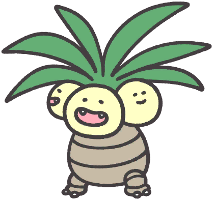 Exeggutor en Pokémon Smile