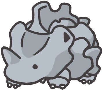 Rhyhorn en Pokémon Smile