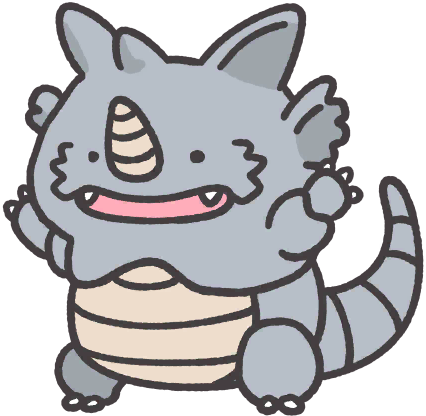 Rhydon en Pokémon Smile