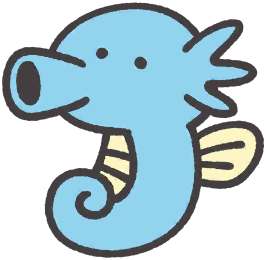 Horsea en Pokémon Smile