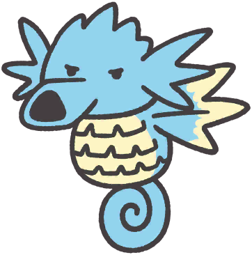 Seadra en Pokémon Smile