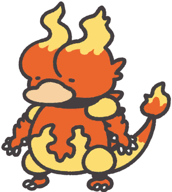 Magmar en Pokémon Smile