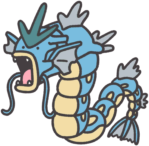 Gyarados en Pokémon Smile
