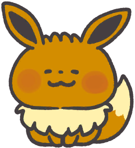 Eevee en Pokémon Smile