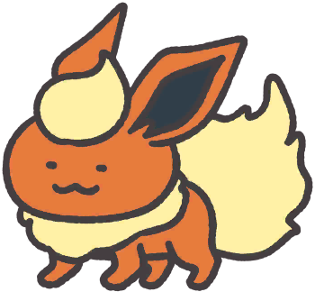 Flareon en Pokémon Smile