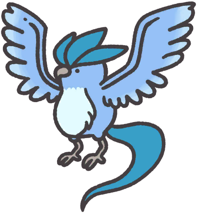 Articuno en Pokémon Smile