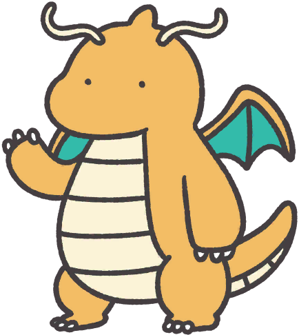 Dragonite en Pokémon Smile