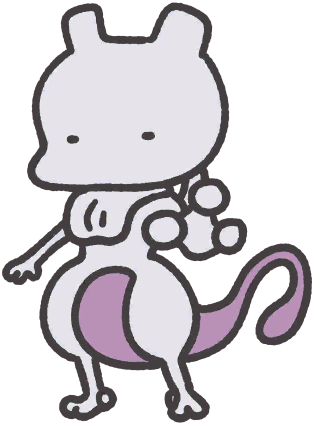 Mewtwo en Pokémon Smile
