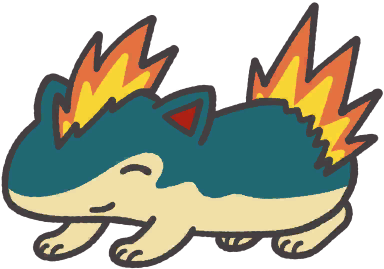 Quilava en Pokémon Smile