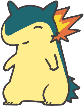 Typhlosion en Pokémon Smile