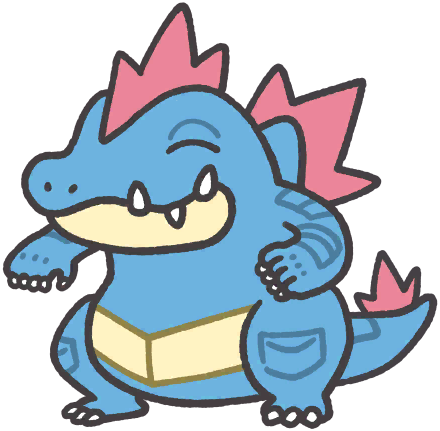 Feraligatr en Pokémon Smile