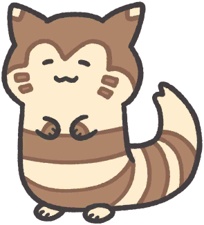 Furret en Pokémon Smile