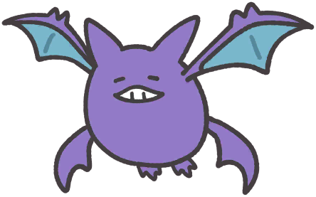 Crobat en Pokémon Smile