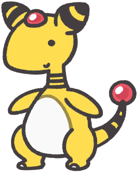 Ampharos en Pokémon Smile