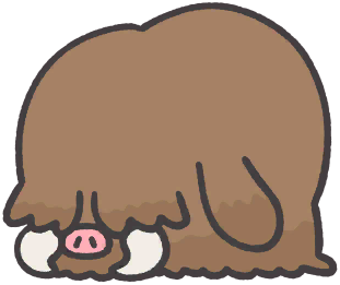 Piloswine en Pokémon Smile